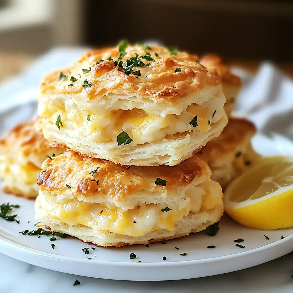 Elevate Your Comfort Food with Crab Stuffed Cheddar Bay Biscuits and Lemon Butter - Featured Image