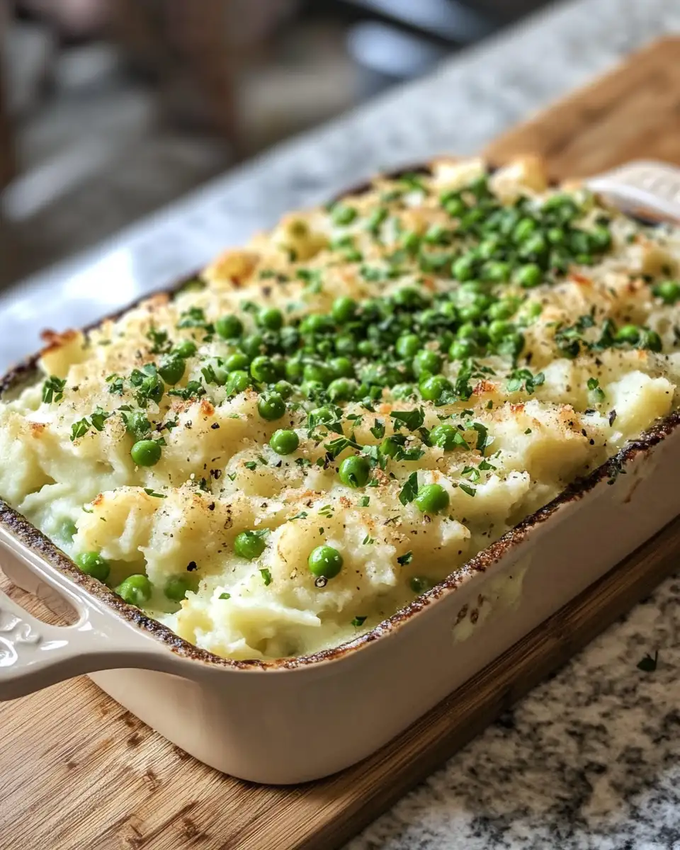 Final dish - Indulge in Comfort: Creamed Peas and Potatoes Delight