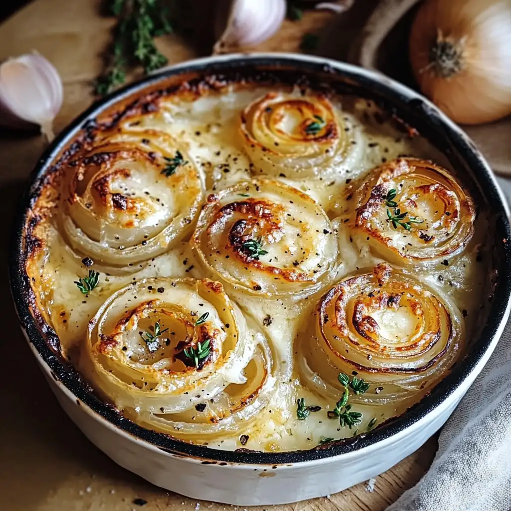 Savor the Comfort: Creamy Baked Onions with Asiago Cheese Magic - Featured Image