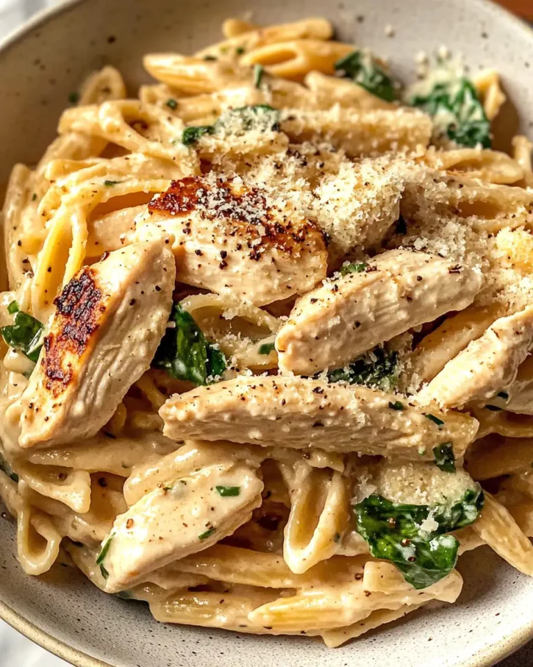 Indulge in Irresistible Creamy Chicken Garlic Parmesan Pasta Bliss - Featured Image
