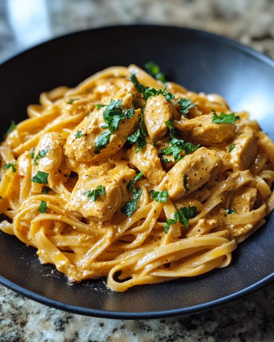 Saddle Up for a Flavor Adventure with Creamy Cowboy Butter Chicken Linguine 4 Final dish - Saddle Up for a Flavor Adventure with Creamy Cowboy Butter Chicken Linguine