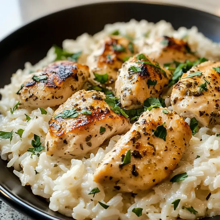Decadent Delight: Creamy Herb Chicken & Basmati Rice Bliss - Featured Image