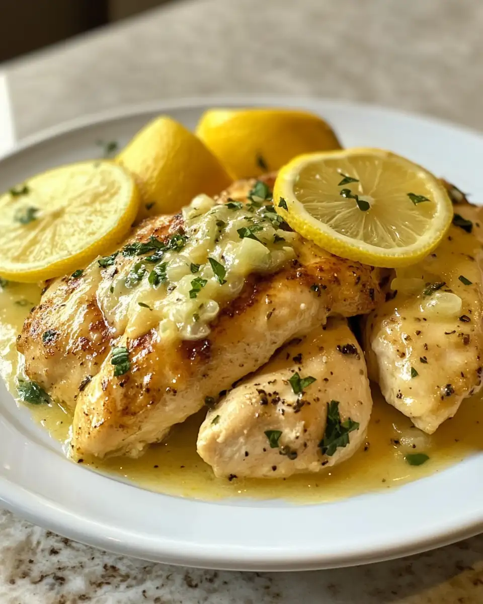 Zesty Delight: Transform Dinner with Creamy Lemon Chicken 6 Final dish - Zesty Delight: Transform Dinner with Creamy Lemon Chicken