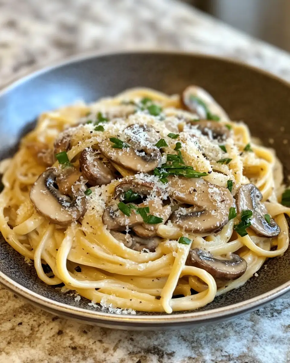 Final dish - Decadently Delicious: Creamy Oyster Mushroom Pasta Bliss