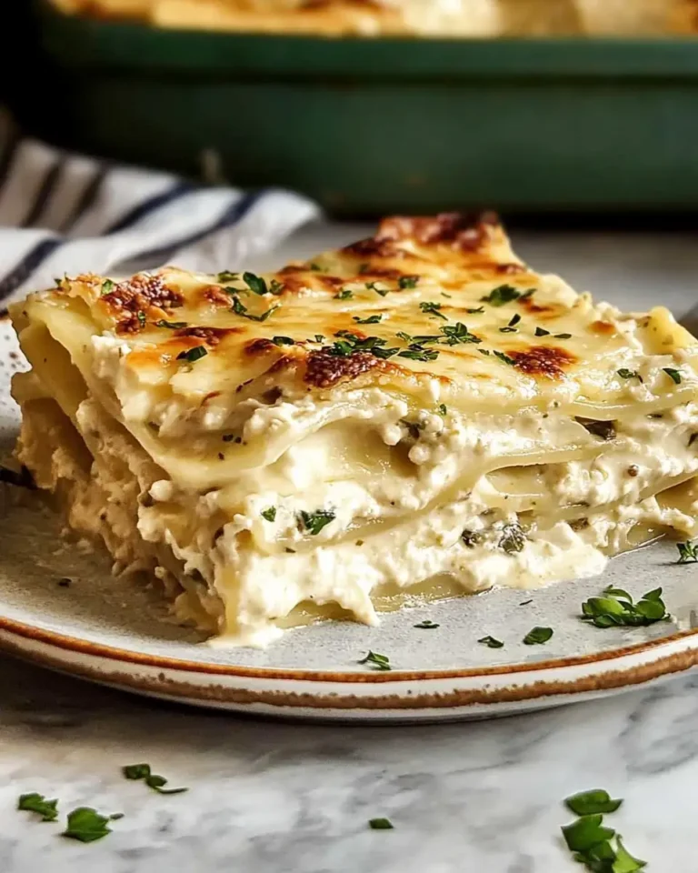Indulge in a Creamy White Lasagna Delight That Will Melt Your Heart - Featured Image
