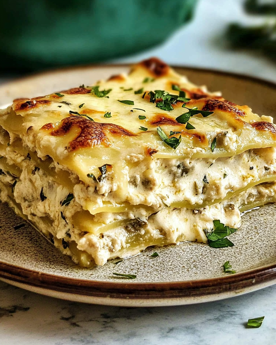 Indulge in the Ultimate Creamy White Lasagna Delight - Featured Image