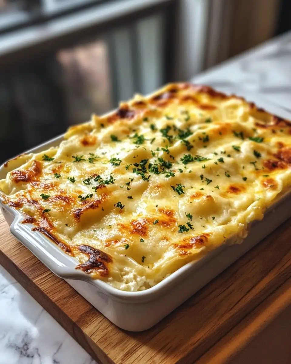 Indulge in the Ultimate Creamy White Lasagna Delight 6 Final dish - Indulge in the Ultimate Creamy White Lasagna Delight