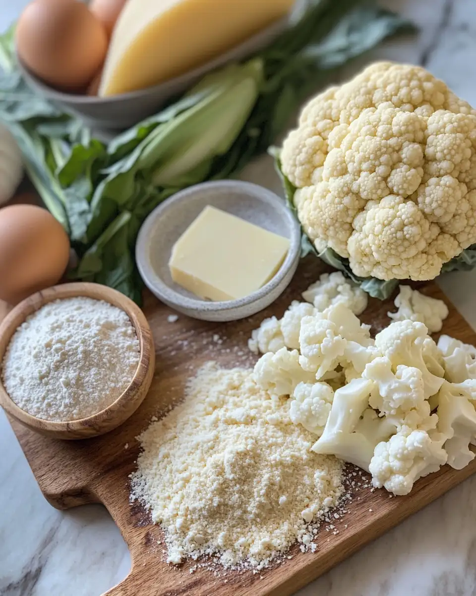 Ingredients for Crispy Baked Cauliflower: The Ultimate Guilt-Free Comfort Food
