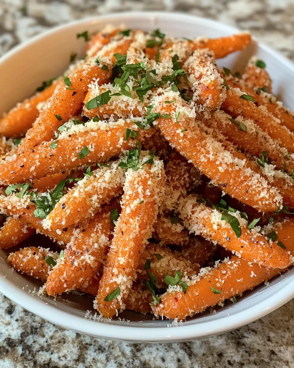 Crispy Parmesan Carrots: The Crunchy Side Dish You Didn't Know You Needed 6 Final dish - Crispy Parmesan Carrots: The Crunchy Side Dish You Didn't Know You Needed