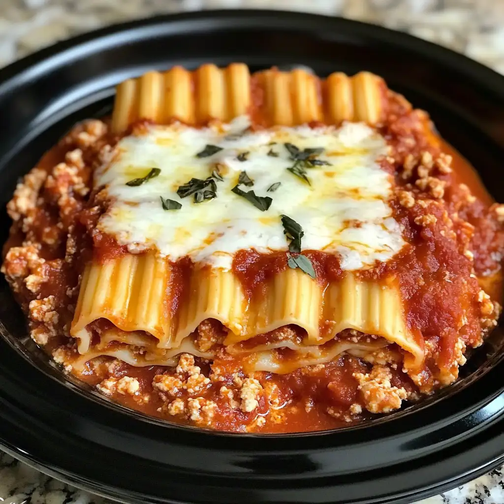Crockpot Manicotti Lasagna: A Slow-Cooked Italian Delight - Featured Image