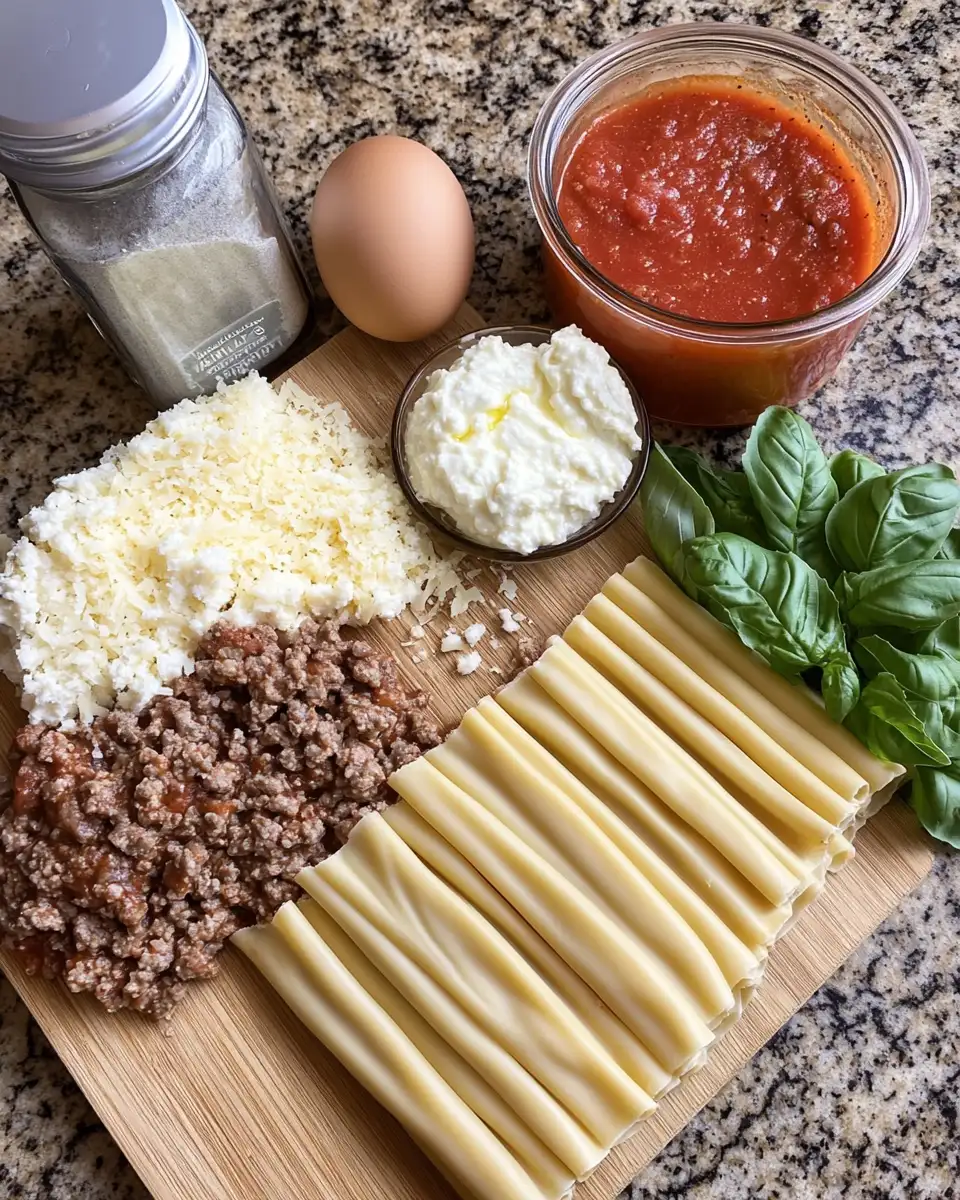 Crockpot Manicotti Lasagna: A Slow-Cooked Italian Delight 4 Ingredients for Crockpot Manicotti Lasagna: A Slow-Cooked Italian Delight