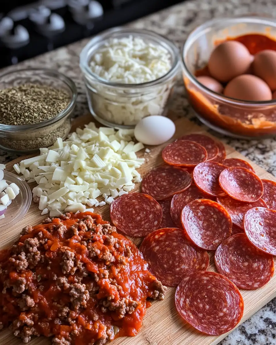 Sizzling Sensation: Dive into a Deep Hamburger Sausage & Pepperoni Pie Adventure 4 Ingredients for Sizzling Sensation: Dive into a Deep Hamburger Sausage & Pepperoni Pie Adventure