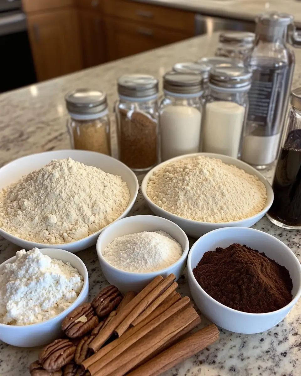 Ingredients for Delectable Gilmore Girls Coffee Cake Cookies Recipe for a Perfect Thanksgiving Dessert