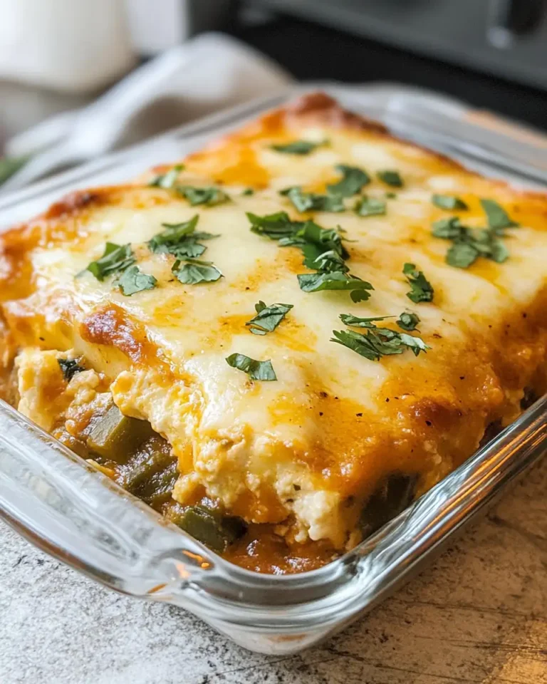 Effortless Flavor Fiesta: Easy Chile Relleno Casserole Recipe - Featured Image
