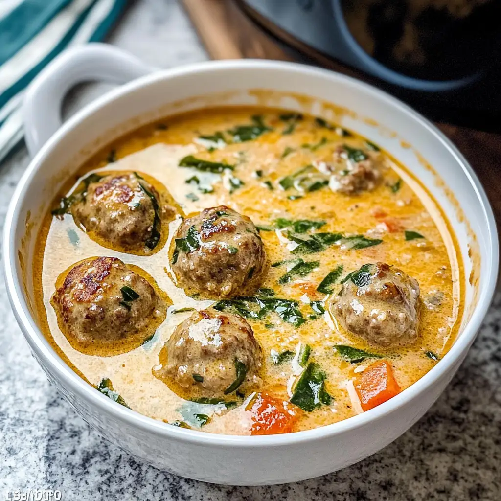 Cozy Up with Easy Creamy Italian Meatball Soup - Featured Image
