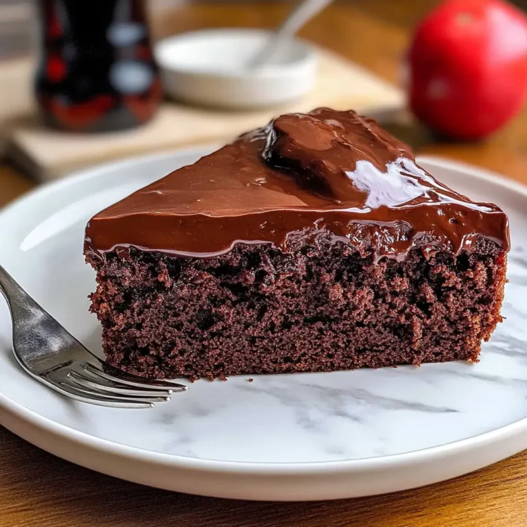 Indulge in Bliss: Easy Double Chocolate Coca Cola Cake Recipe - Featured Image