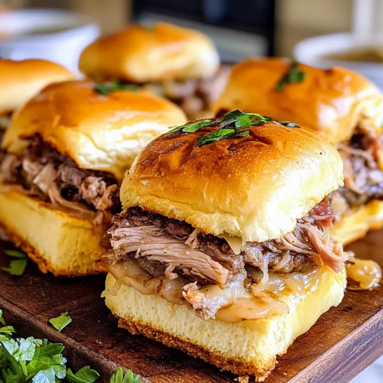 Melt-in-Your-Mouth French Dip Sliders: A Flavorful Twist on a Classic Favorite - Featured Image