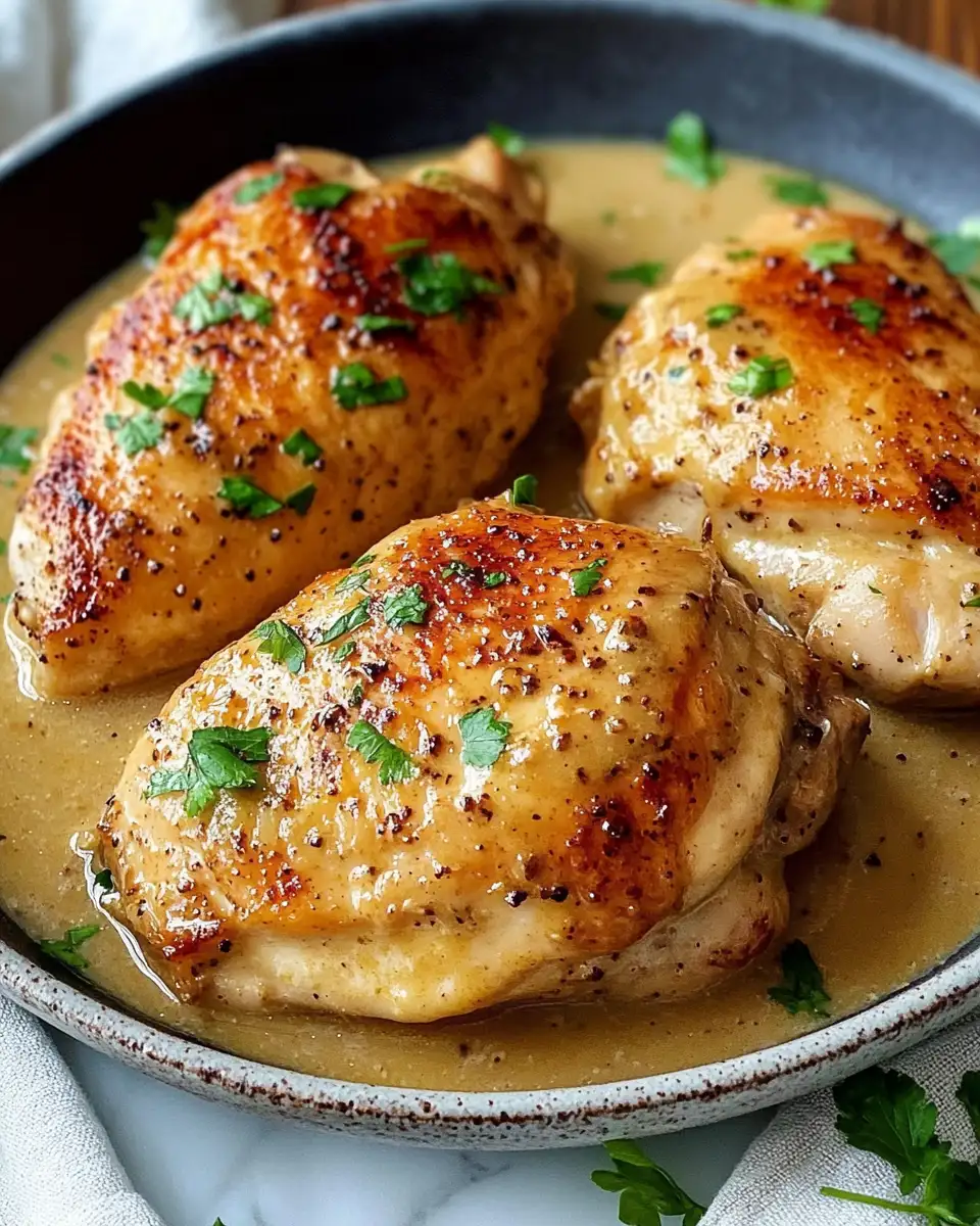 Savor the Elegance of French Mustard Chicken - Featured Image