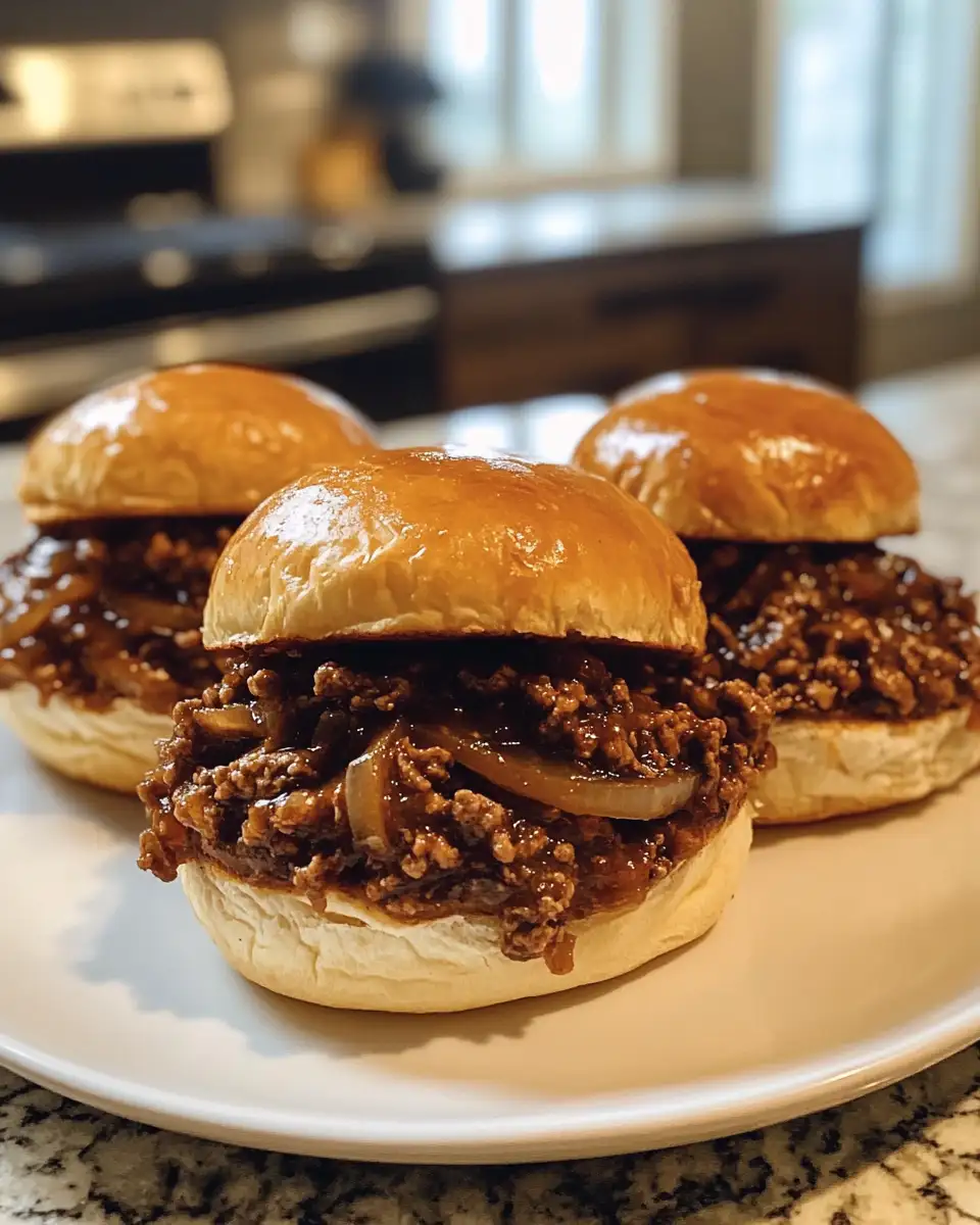 Final dish - Savor the Flavor: French Onion Beef Sloppy Joes That Will Wow Your Taste Buds
