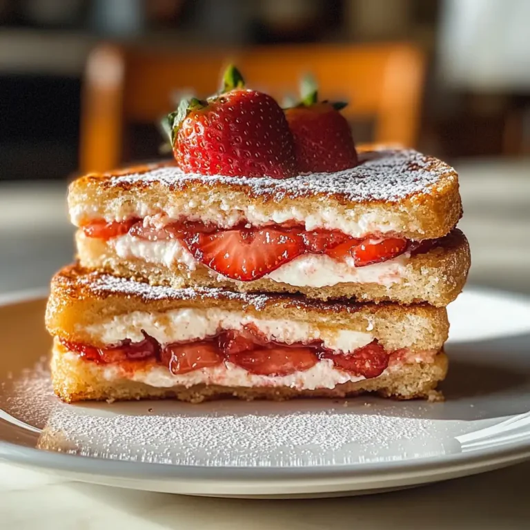 Indulge in the Ultimate Fried Strawberry Cheesecake Sandwiches Delight - Featured Image