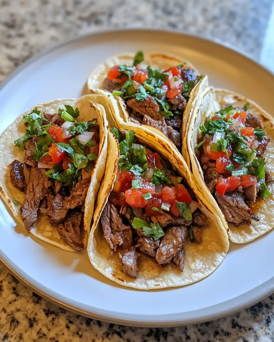 Final dish - Savor the Flavor: Garlic Butter Honey BBQ Beef Tacos Delight