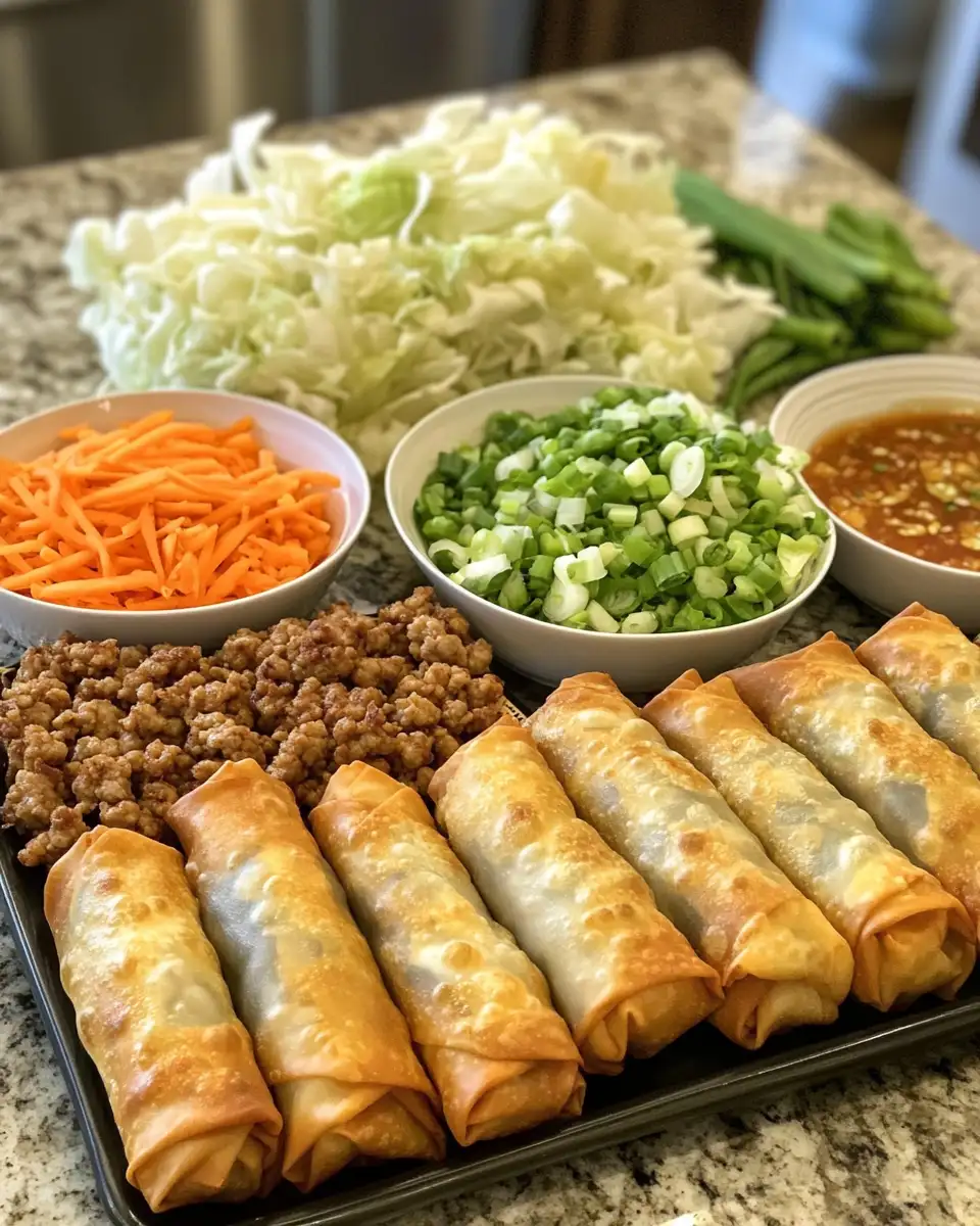 Crispy Perfection: Mastering Golden Brown Egg Rolls 4 Ingredients for Crispy Perfection: Mastering Golden Brown Egg Rolls