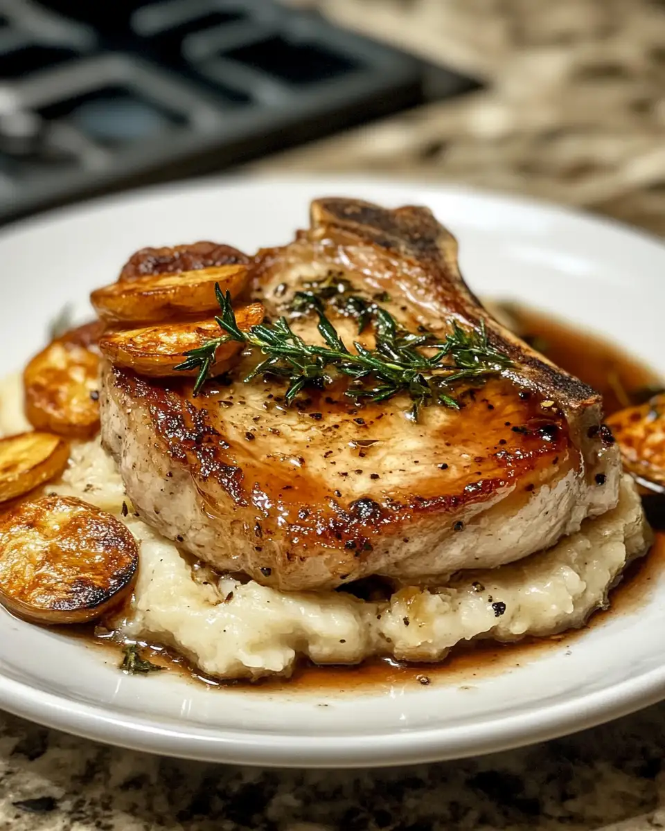 Master the Art of Flavor with Gordon Ramsay's Pork Chop Recipe 6 Final dish - Master the Art of Flavor with Gordon Ramsay's Pork Chop Recipe