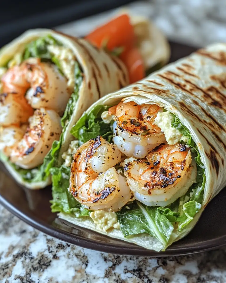 Sizzling Grilled Shrimp Caesar Wraps That Will Elevate Your Lunch Game 6 Final dish - Sizzling Grilled Shrimp Caesar Wraps That Will Elevate Your Lunch Game