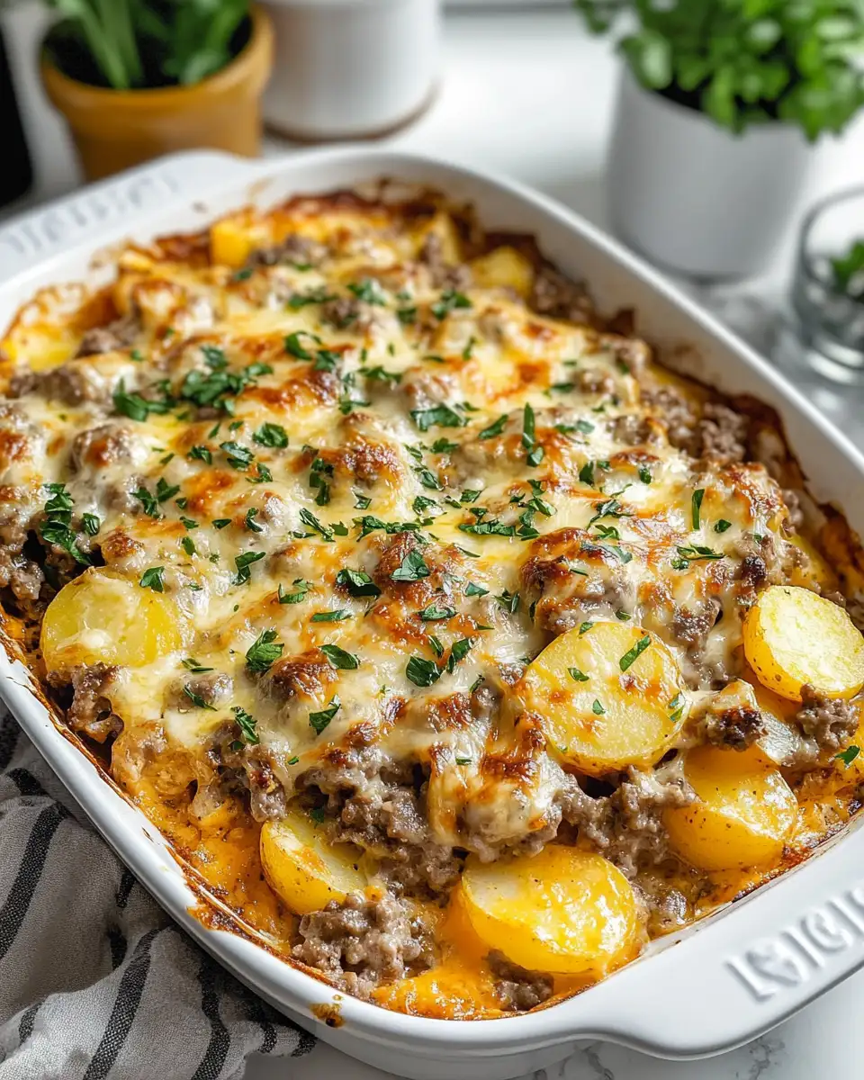 Sizzling Comfort: Discover the Ultimate Hamburger Potato Casserole - Featured Image