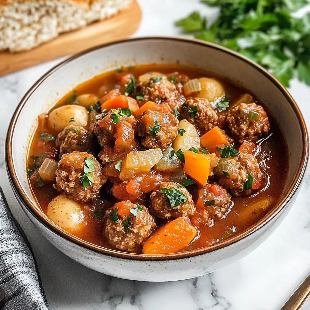 Cozy Up with a Bowl of Hearty Meatball Stew - Featured Image