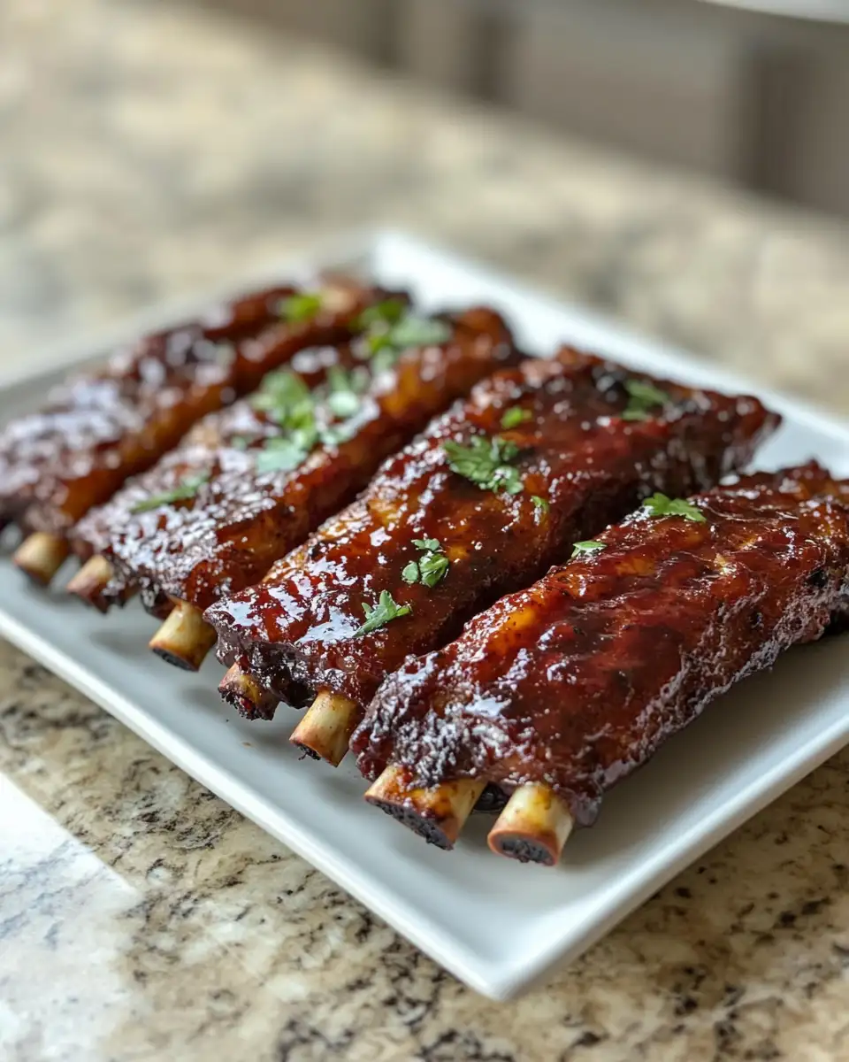 Final dish - Mastering Melt-in-Your-Mouth Ribs: The Ultimate Guide to Tender Oven-Baked Perfection