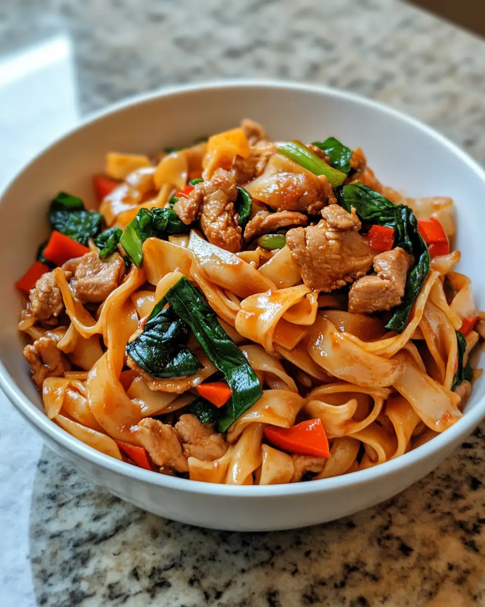 Final dish - Savor the Flavor: Italian Drunken Noodles Made Easy with DIY Recipes