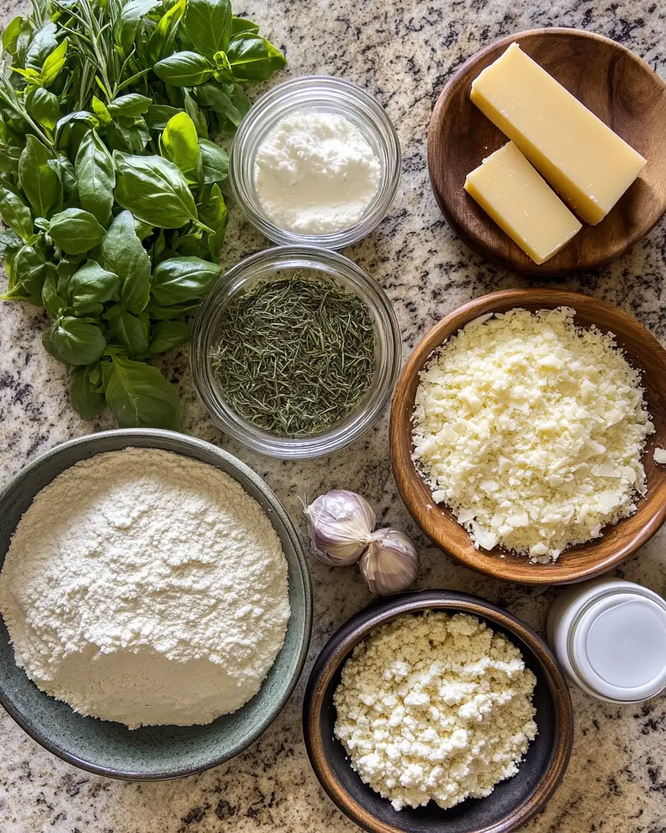 Ingredients for Savory Delights: Exploring the Flavors of Italian Herbs and Cheese Bread