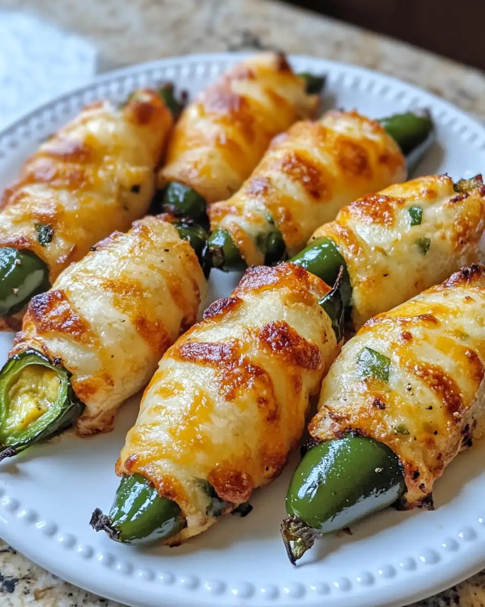 Jalapeno Poppers in a Blanket: The Ultimate Spicy Comfort Snack 6 Final dish - Jalapeno Poppers in a Blanket: The Ultimate Spicy Comfort Snack