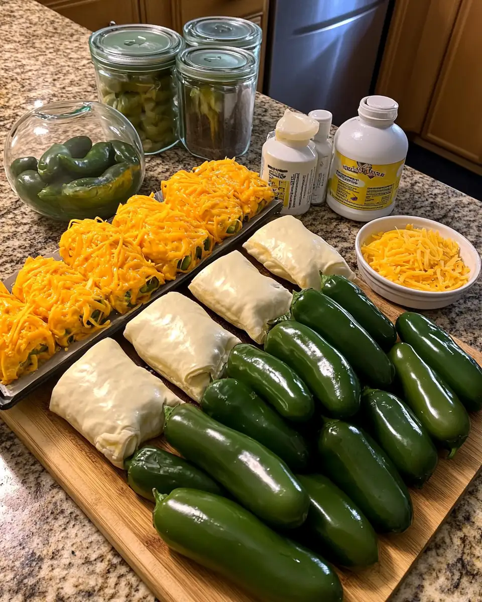 Jalapeno Poppers in a Blanket: The Ultimate Spicy Comfort Snack 4 Ingredients for Jalapeno Poppers in a Blanket: The Ultimate Spicy Comfort Snack