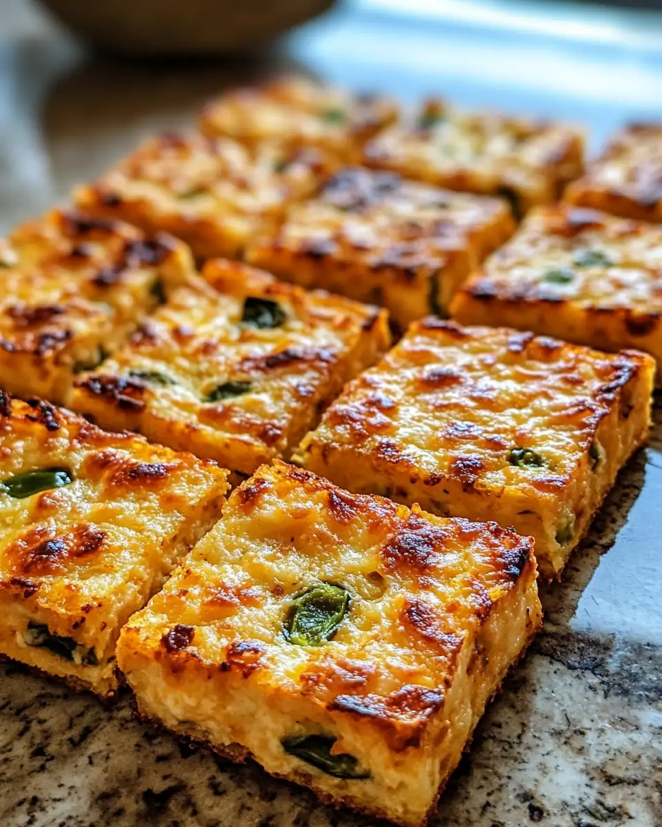 Spice Up Your Snack Game with Jalapeño Cheese Squares 6 Final dish - Spice Up Your Snack Game with Jalapeño Cheese Squares