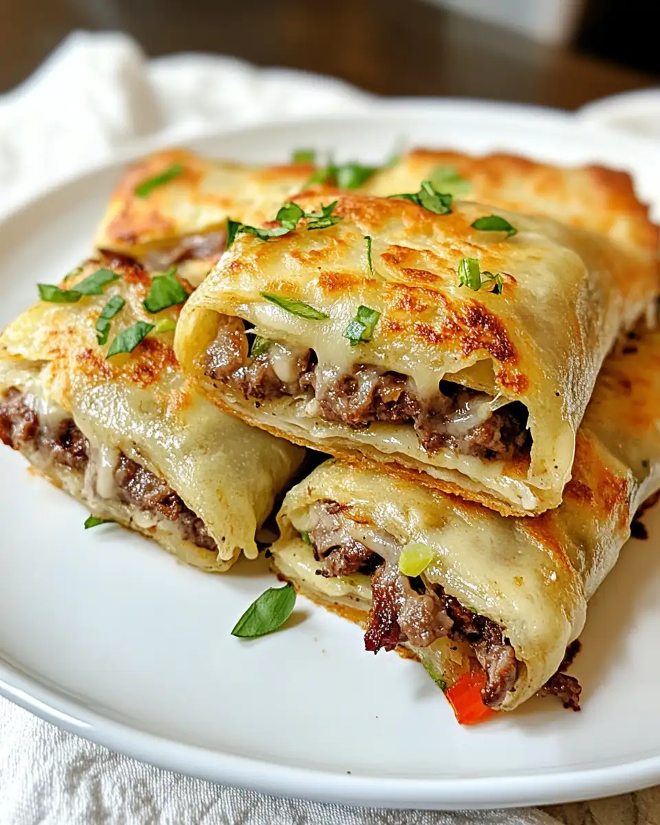 Unroll Deliciousness with Keto Philly Cheesesteak Roll Ups - Featured Image