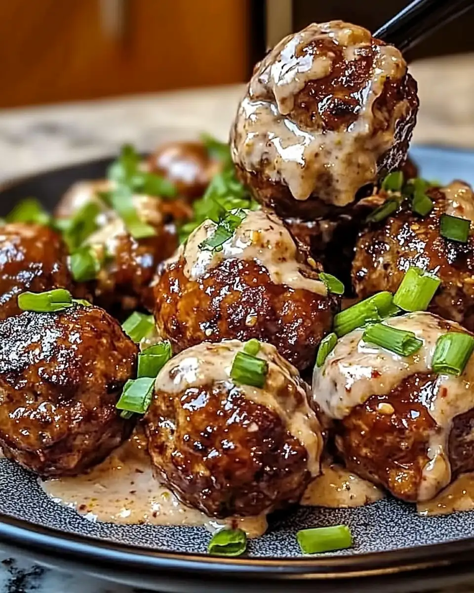Sizzling Korean BBQ Meatballs Meet Their Match with Spicy Mayo Dip - Featured Image