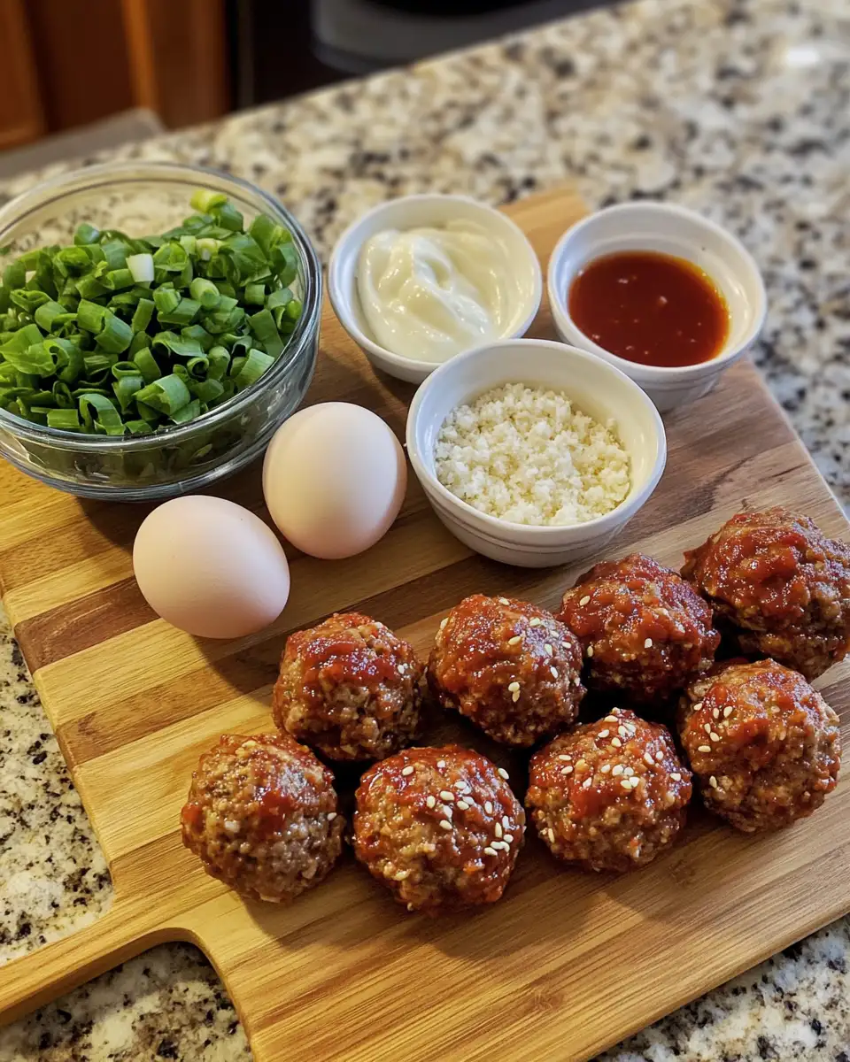 Sizzling Korean BBQ Meatballs Meet Their Match with Spicy Mayo Dip 4 Ingredients for Sizzling Korean BBQ Meatballs Meet Their Match with Spicy Mayo Dip