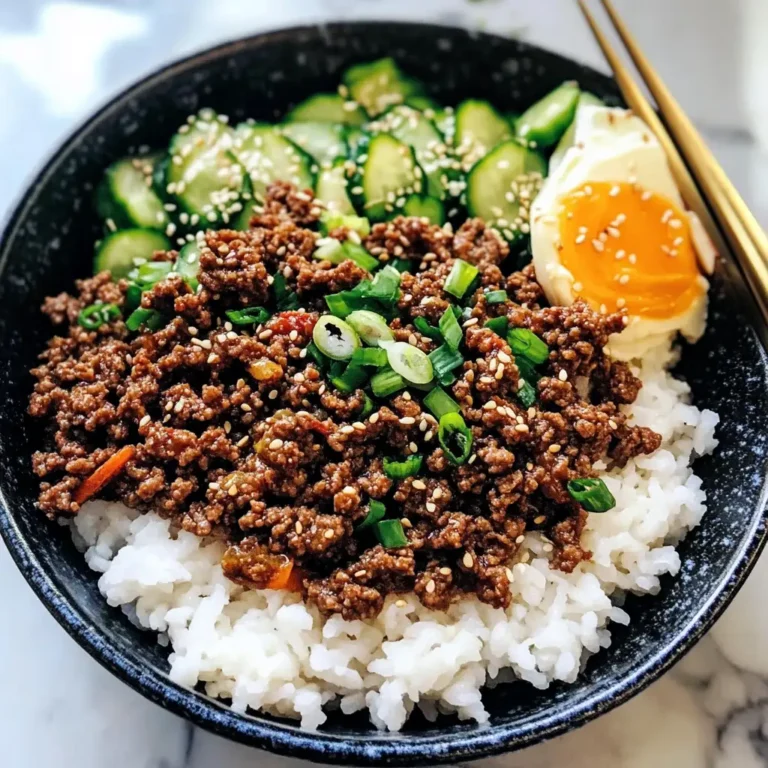 Korean Ground Beef Bowl: Your Quick and Delicious Weeknight Meal Fix - Featured Image