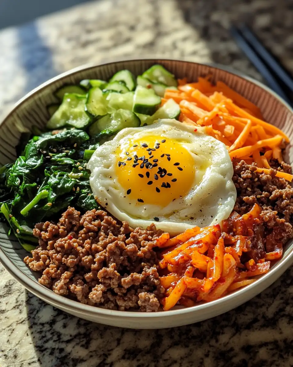 Final dish - Korean Ground Beef Bowl: Your Quick and Delicious Weeknight Meal Fix