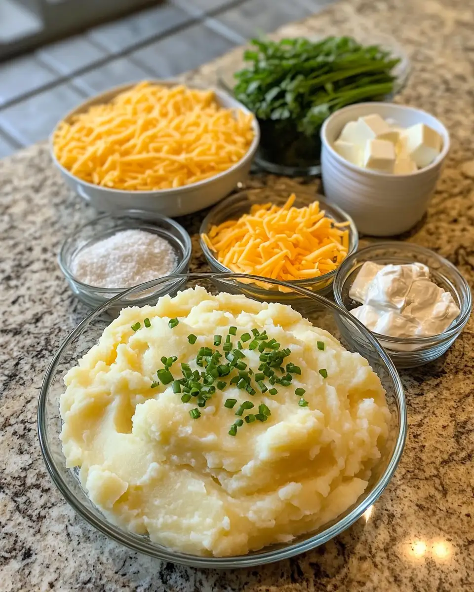 Ultimate Comfort: Mashed Potato Casserole Delight 4 Ingredients for Ultimate Comfort: Mashed Potato Casserole Delight