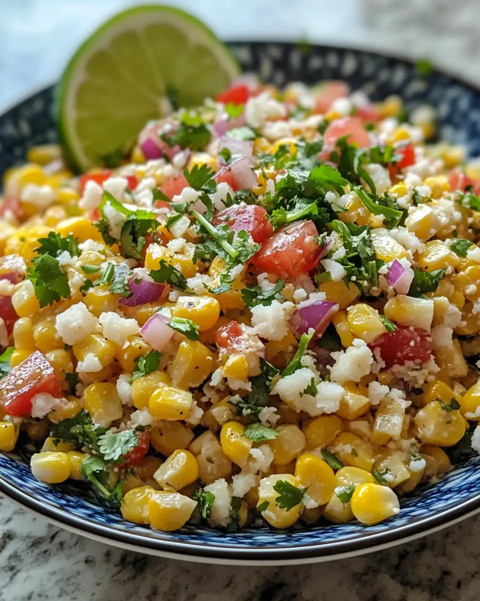 Savor the Flavors of Summer with This Irresistible Mexican Street Corn Salad Recipe 6 Final dish - Savor the Flavors of Summer with This Irresistible Mexican Street Corn Salad Recipe