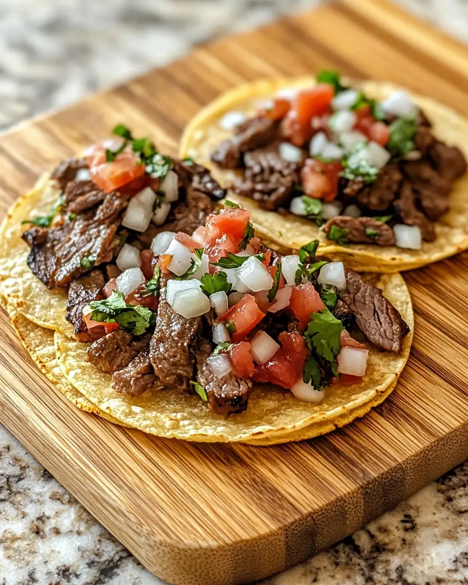 Final dish - Savor the Flavor: Mexican Tostadas de Carne Asada Delight