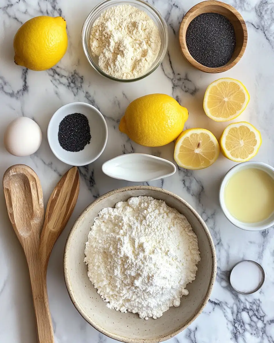 Irresistibly Moist Lemon Poppy Seed Cake Delight 4 Ingredients for Irresistibly Moist Lemon Poppy Seed Cake Delight