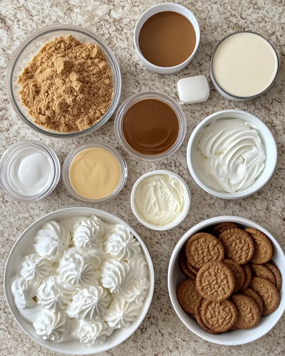 Ingredients for Indulge in Bliss: The Ultimate No Bake Biscoff Cheesecake Recipe