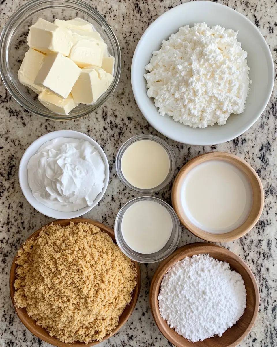 Ingredients for Effortless Elegance: No Bake Classic Woolworth Cheesecake Delight