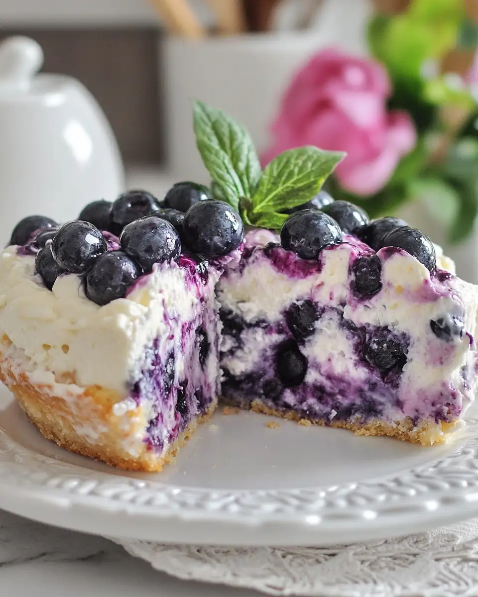 Indulge in the Sweet Bliss of Nova Scotia Blueberry Cream Cake - Featured Image