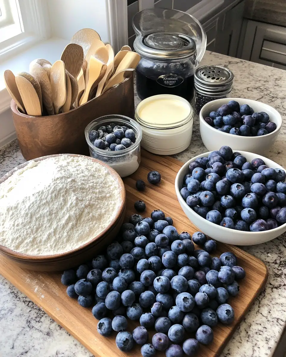 Indulge in the Sweet Bliss of Nova Scotia Blueberry Cream Cake 4 Ingredients for Indulge in the Sweet Bliss of Nova Scotia Blueberry Cream Cake