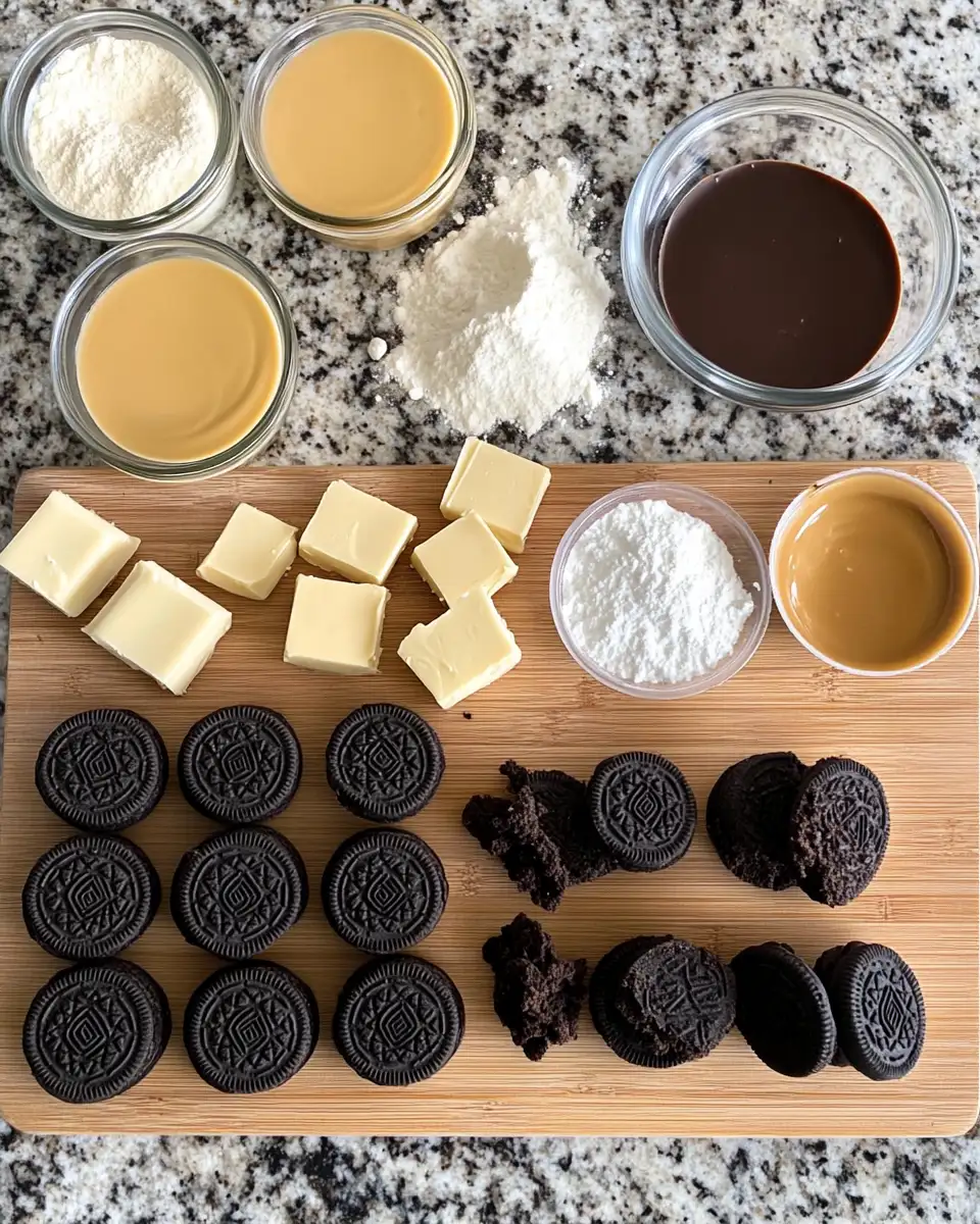 Indulge in Irresistible Oreo Peanut Butter Bars Bliss 4 Ingredients for Indulge in Irresistible Oreo Peanut Butter Bars Bliss